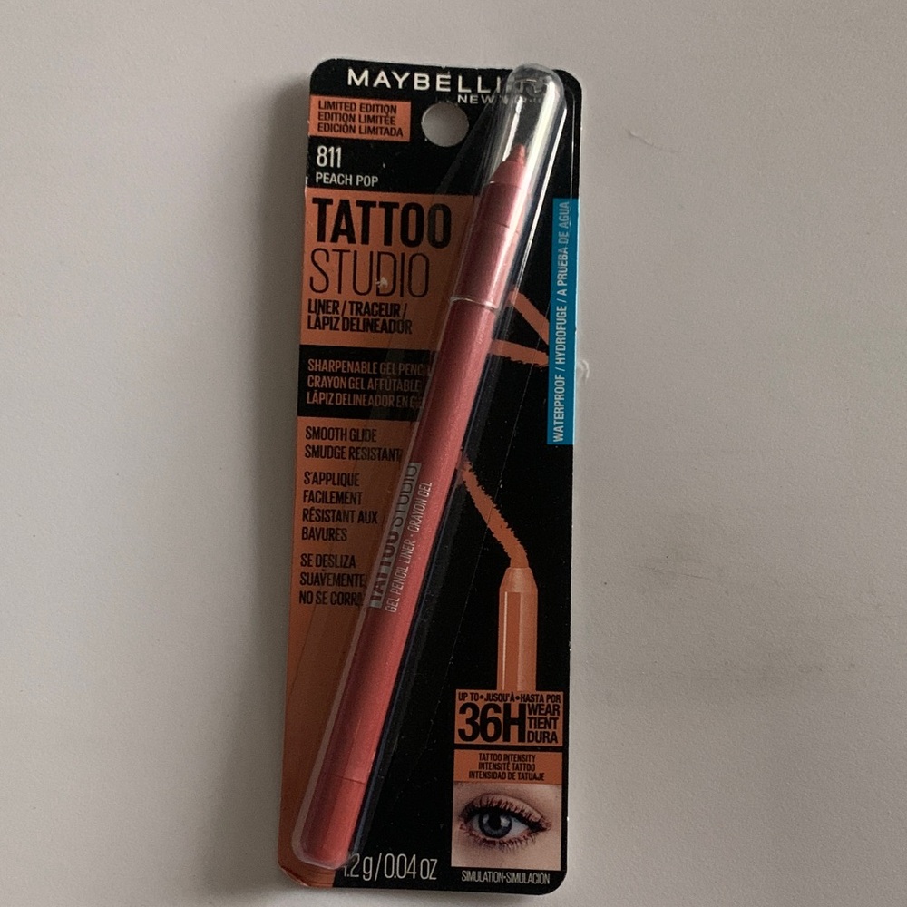 Maybelline Tattoo Studio Eyeliner - Peach Pop 811